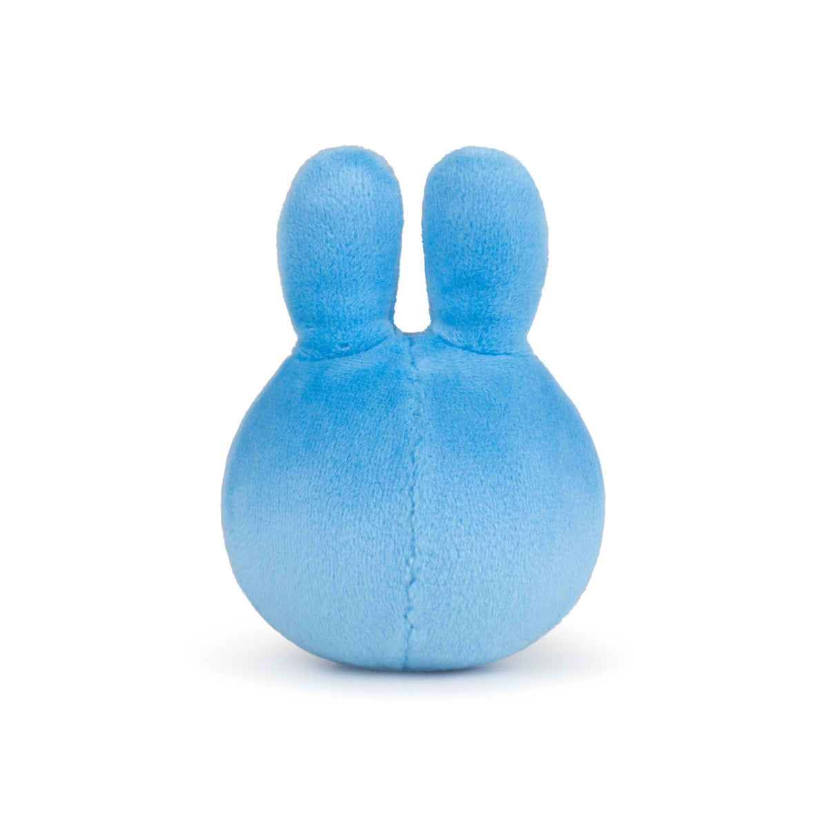 Blue Miffy stress ball back view on white background