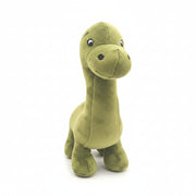 Loch Ness Nessie plush toy in green with a tiny baby Nessie on white background