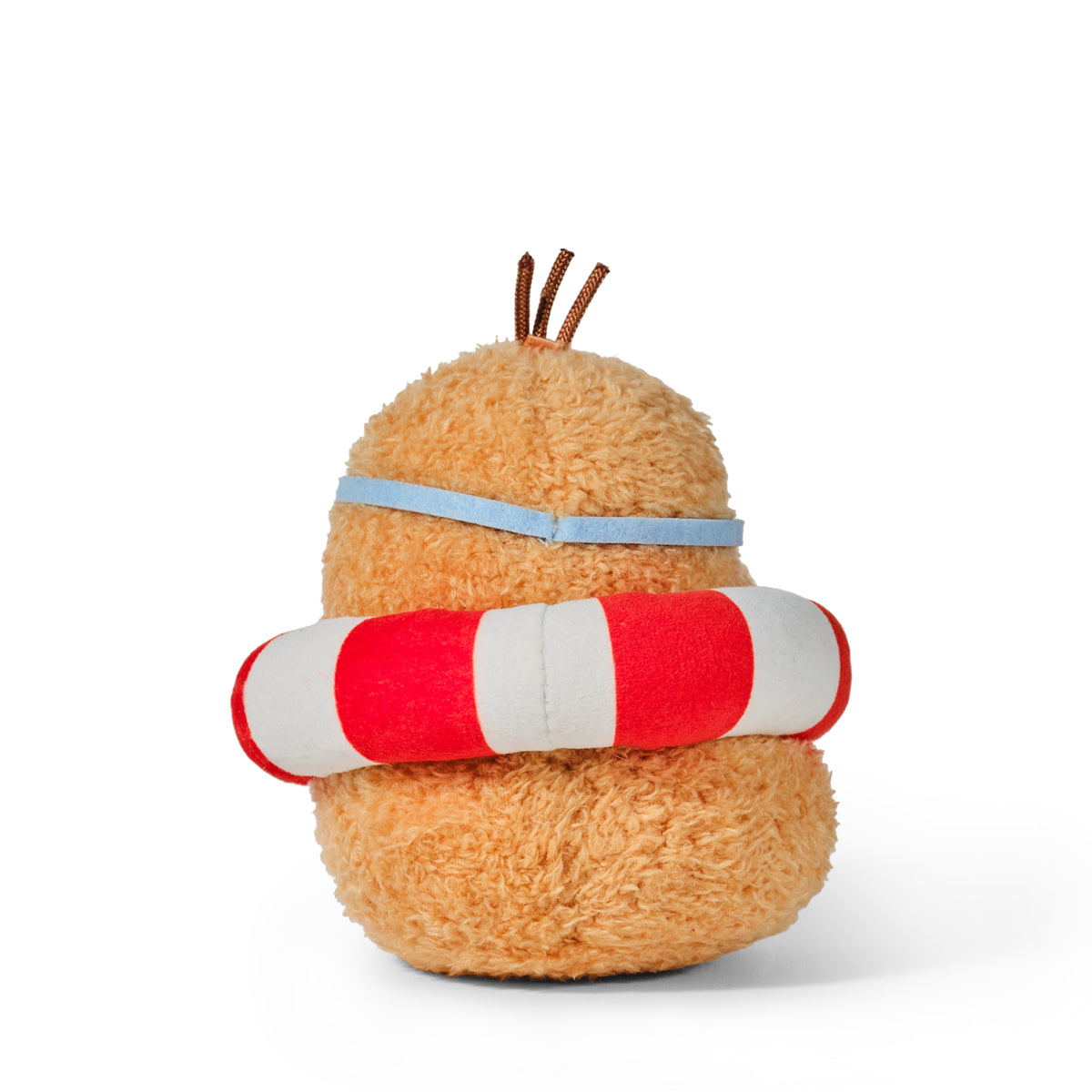 Splashy Ricespud plush toy rear view showing swim ring