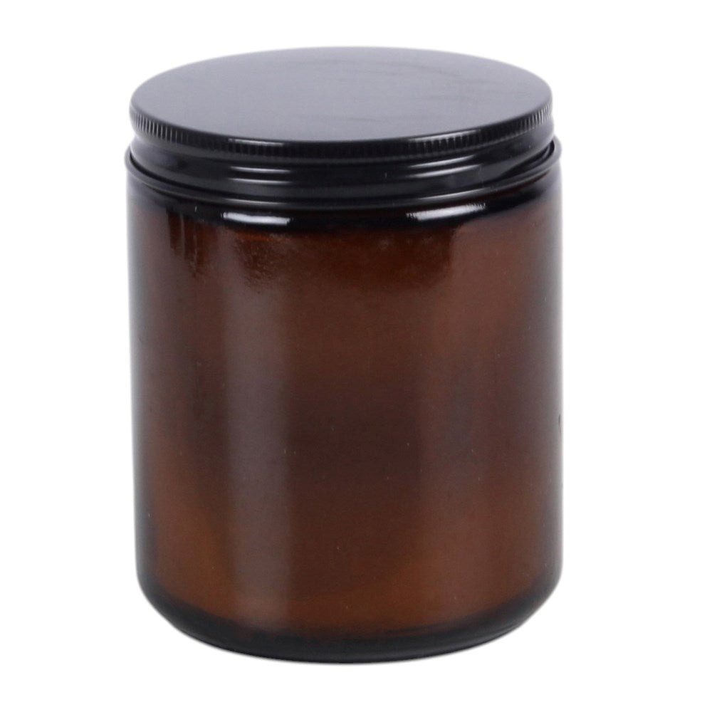Amber Spider Silk Serum candle jar